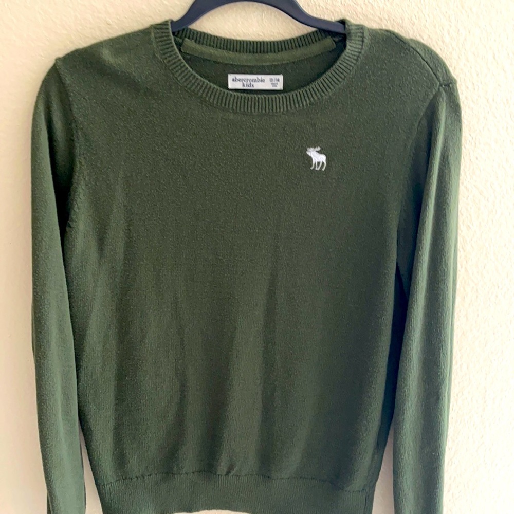 Army green sweater